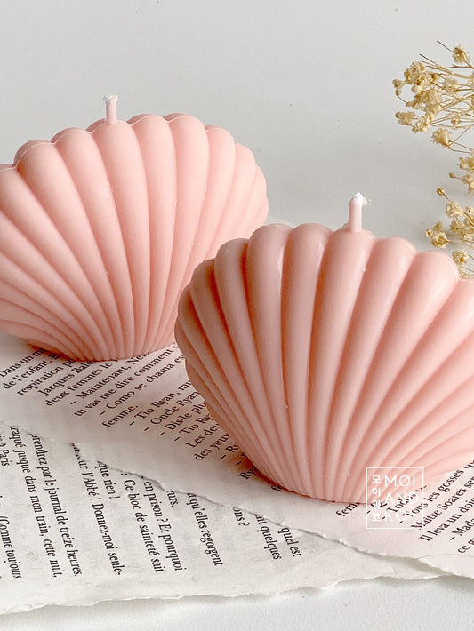 Shell  Soy Candle - Pink Blush (1pc)