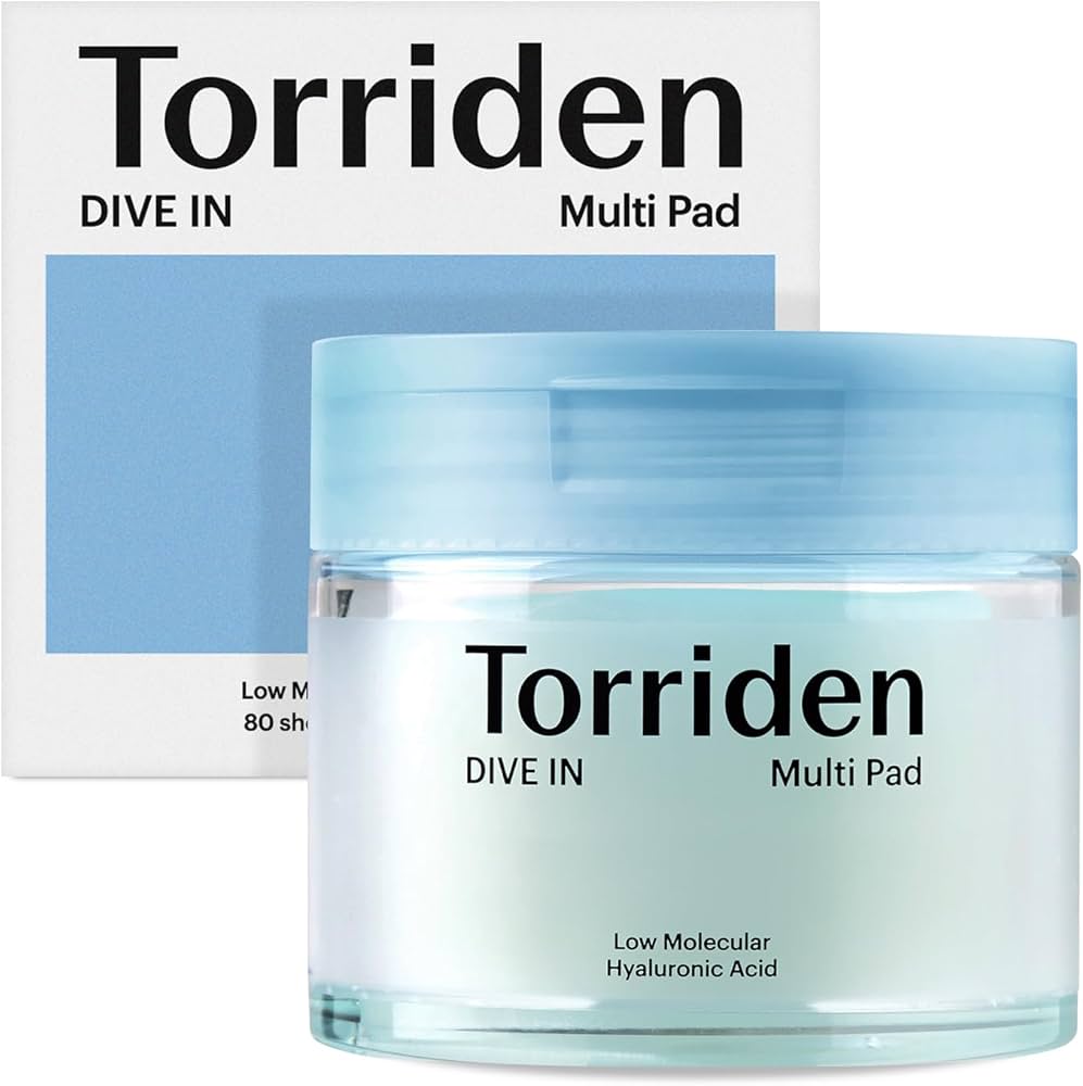 Torriden Dive In Low Molecule Hyaluronic Acid Multi Toner Pad 80pcs