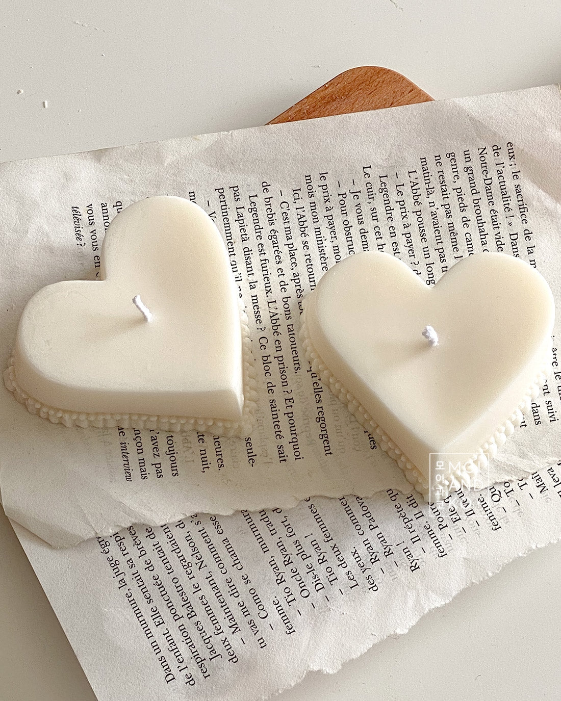 Heart Cake Soy Candle - Creamy (1pc)