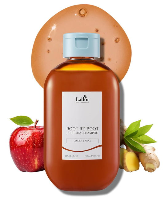 Root Re-Boot Purifying Shampoo (Ginger & Apple) Hair Loss, Oily Scalp Care