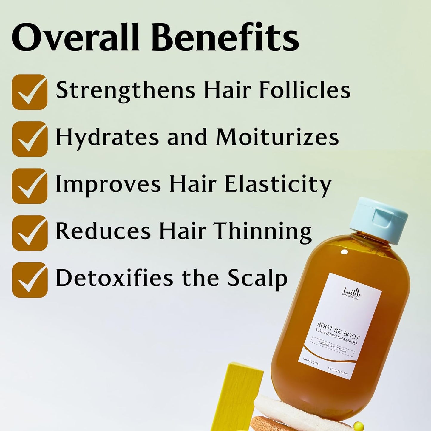 Root Re-Boot Vitalizing Shampoo (Propolis & Citron) Hair Loss, Dry Scalp Care