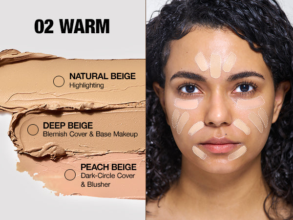 TFIT Cover Up Pro Concealer Palette - 02 WARM