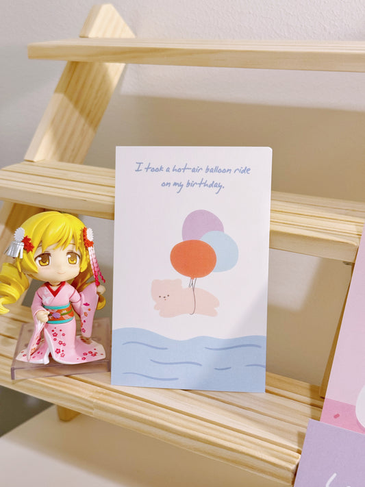 Telling Lovely Messages Postcard (9x14cm)