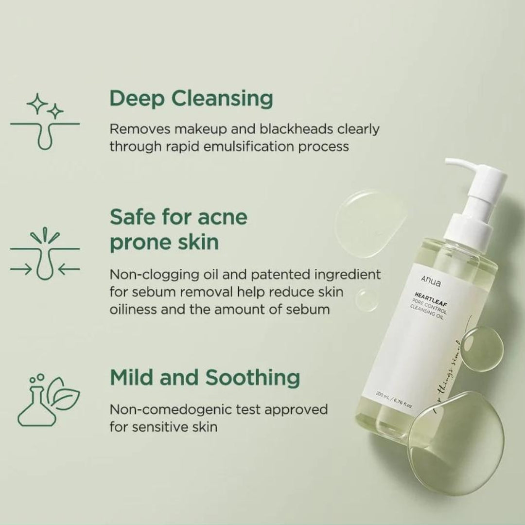 Heartleaf Pore Control Cleansing Oil 200ml