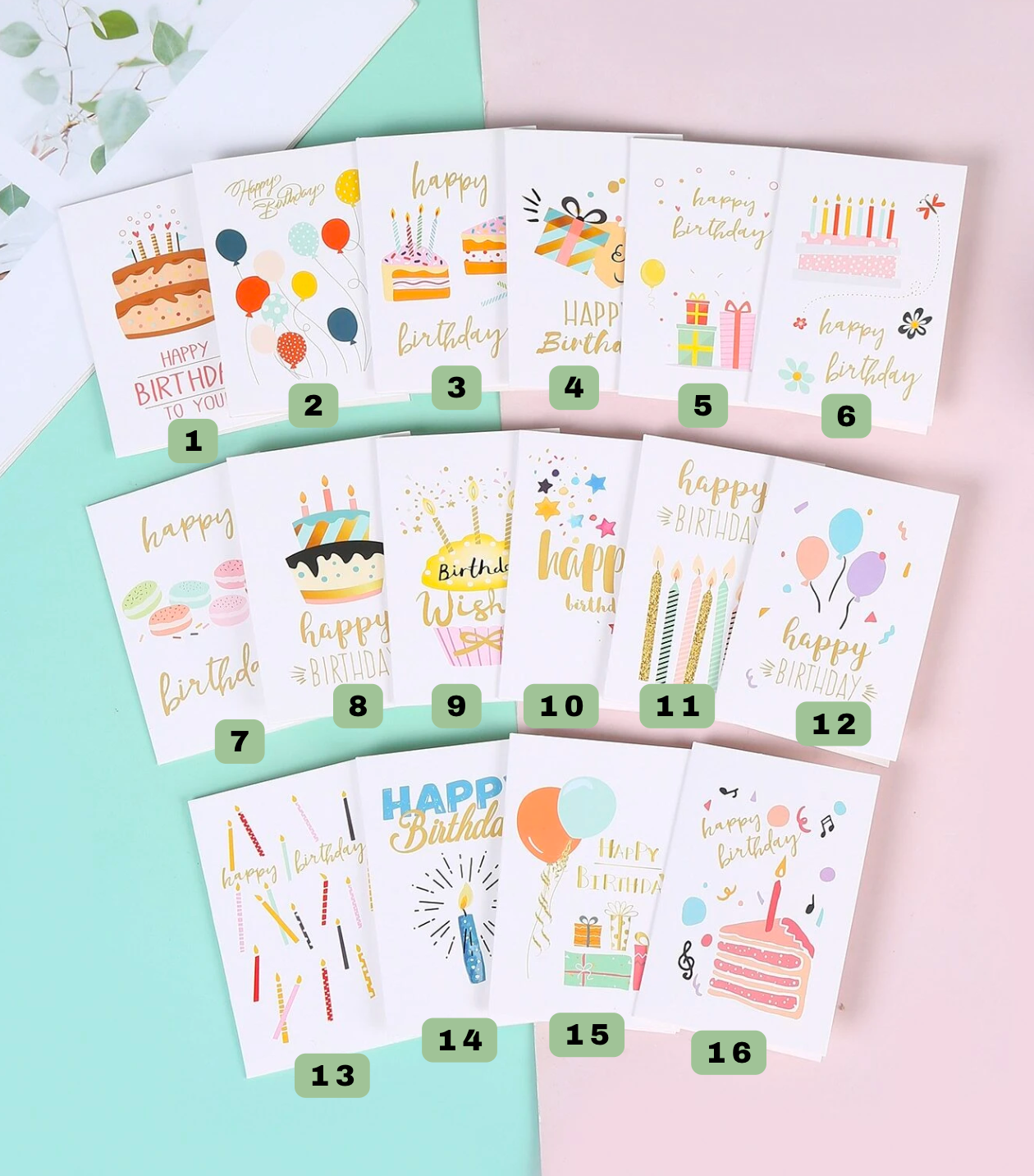Happy Birthday Mini Fold Card