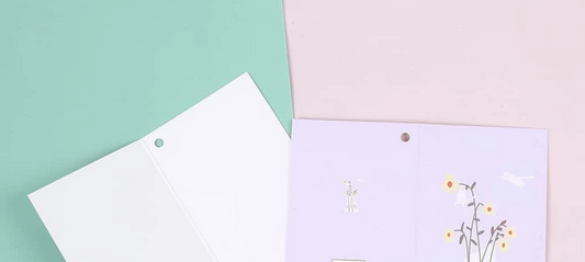 Les Fleurs Best Wishes Mini Fold Card