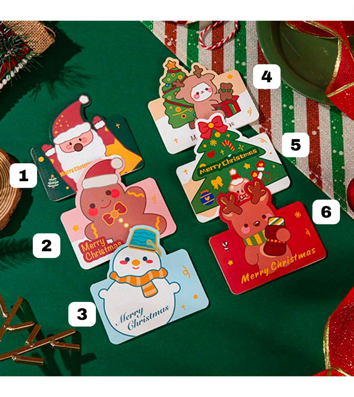 Hyvää Joulua X-Mas Mini Fold Card - Sweet Christmas