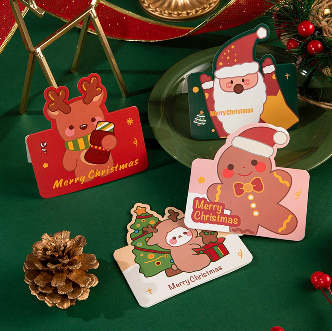 Hyvää Joulua X-Mas Mini Fold Card - Sweet Christmas