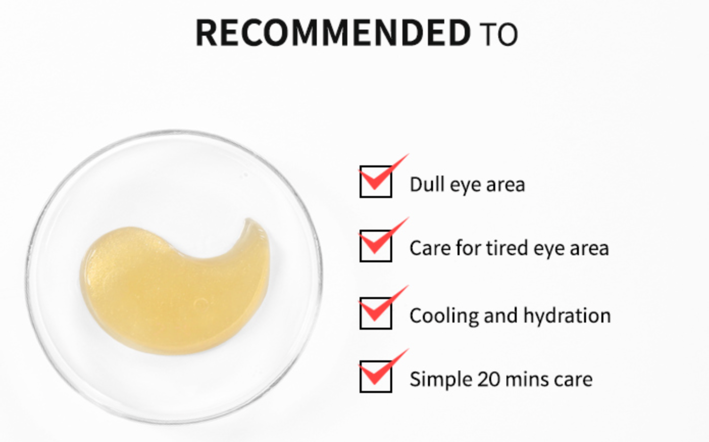 Wrinkle Golden Snail Eye Patch 60pcs