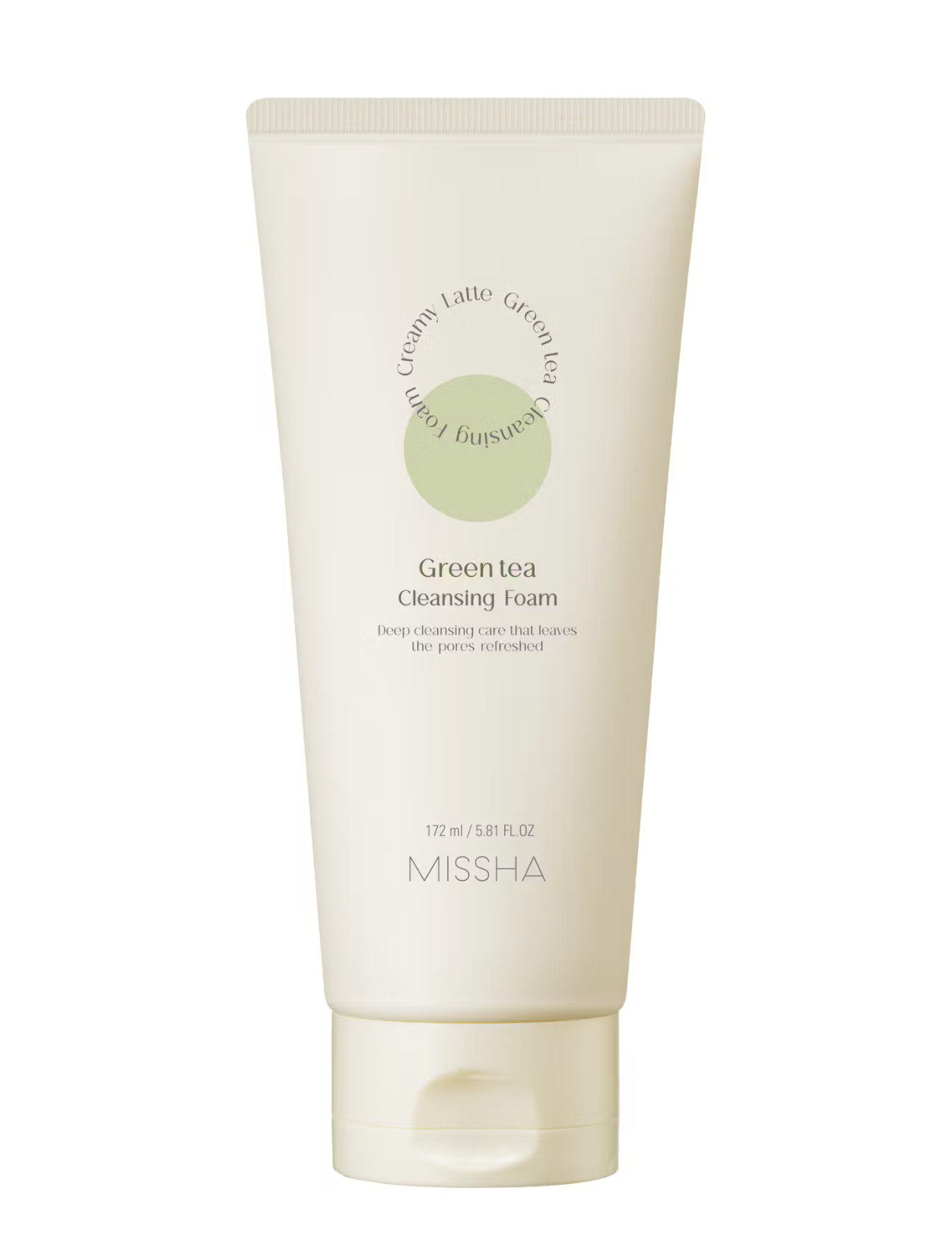 Creamy Latte Cleansing Foam Green Tea