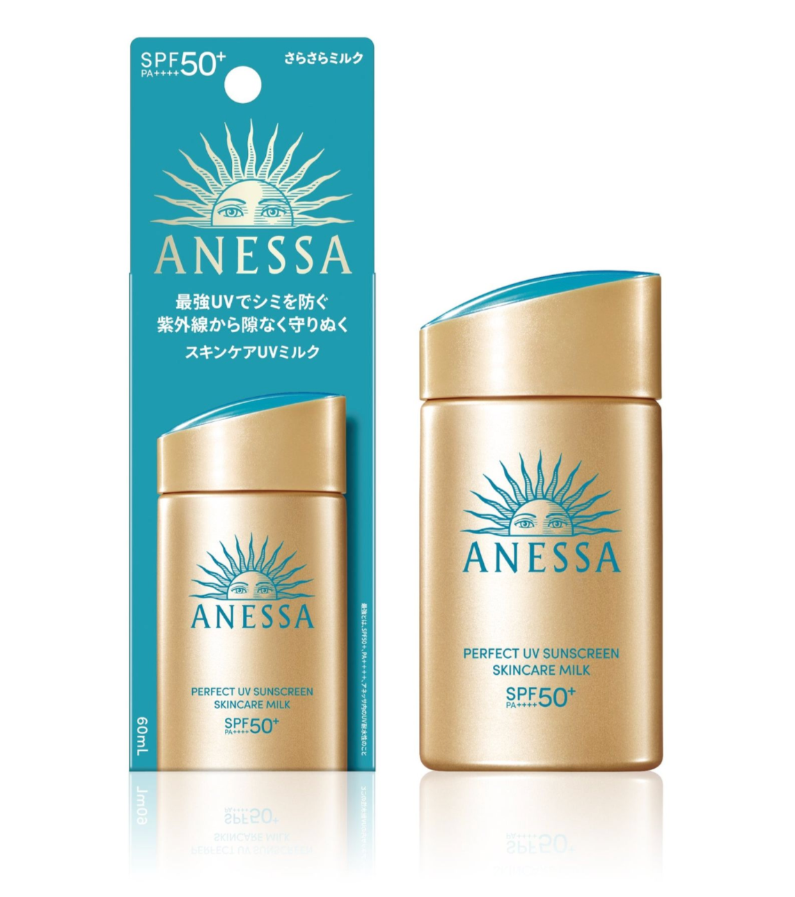 ANESSA Perfect UV Sunscreen Milk SPF50+ PA++++ 60ml – J-Beauty Finland ANESSA Perfect UV Sunscreen Milk SPF50+ PA++++ 60ml – J-Beauty Finland