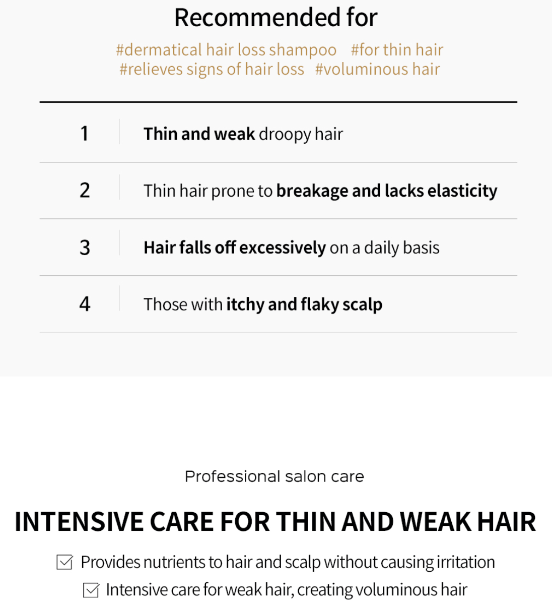 LADOR Dermatical Hair-Loss Shampoo For Thin Hair