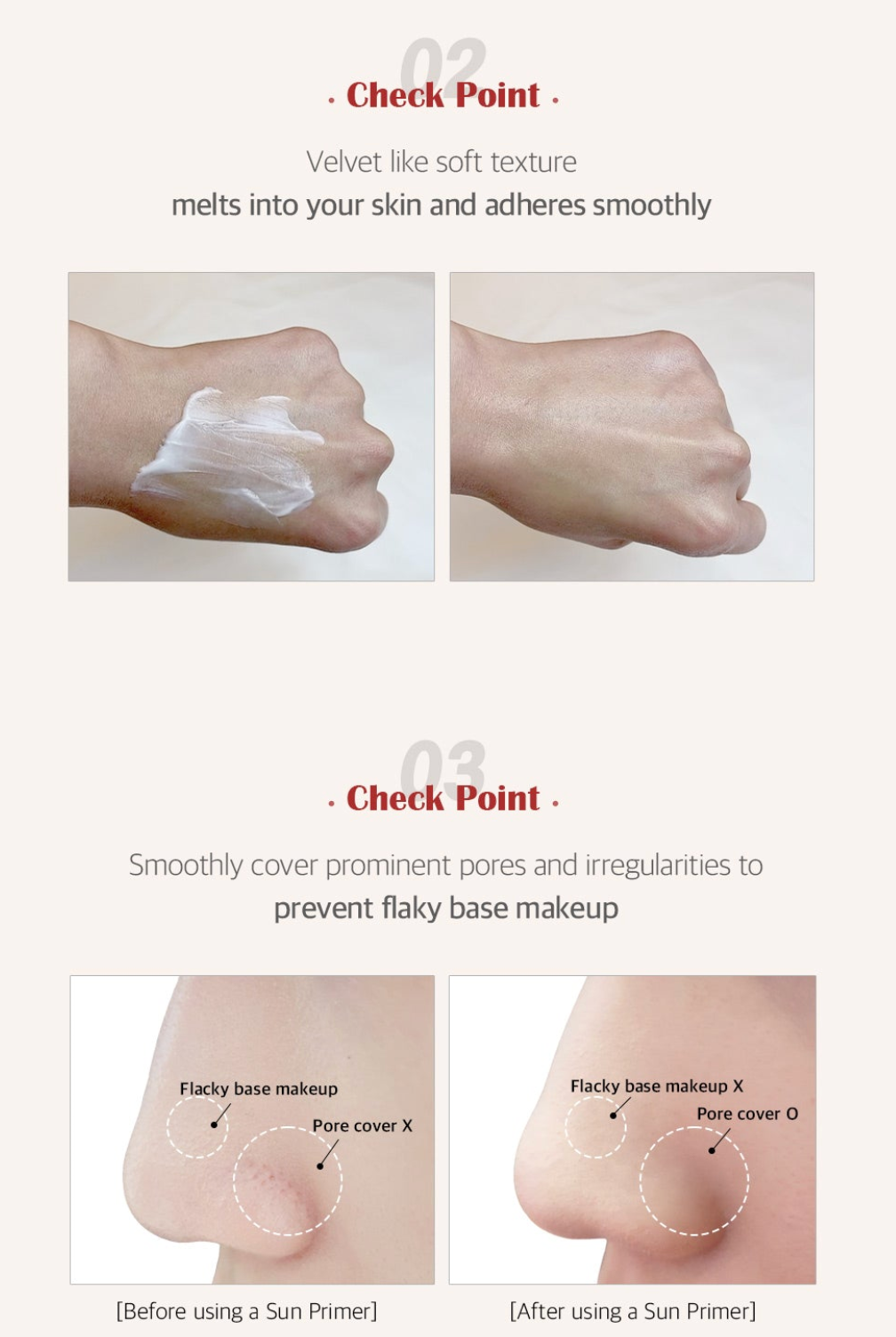 FRUDIA Velvet Fit Blurring Sun Primer SPF50 SPF50+ PA++++