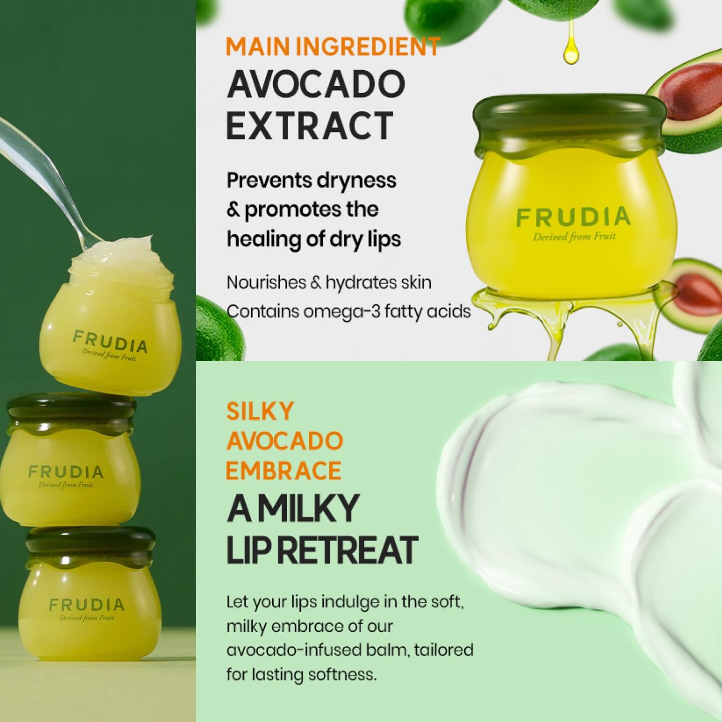 Avocado Cica Relief Lip Balm