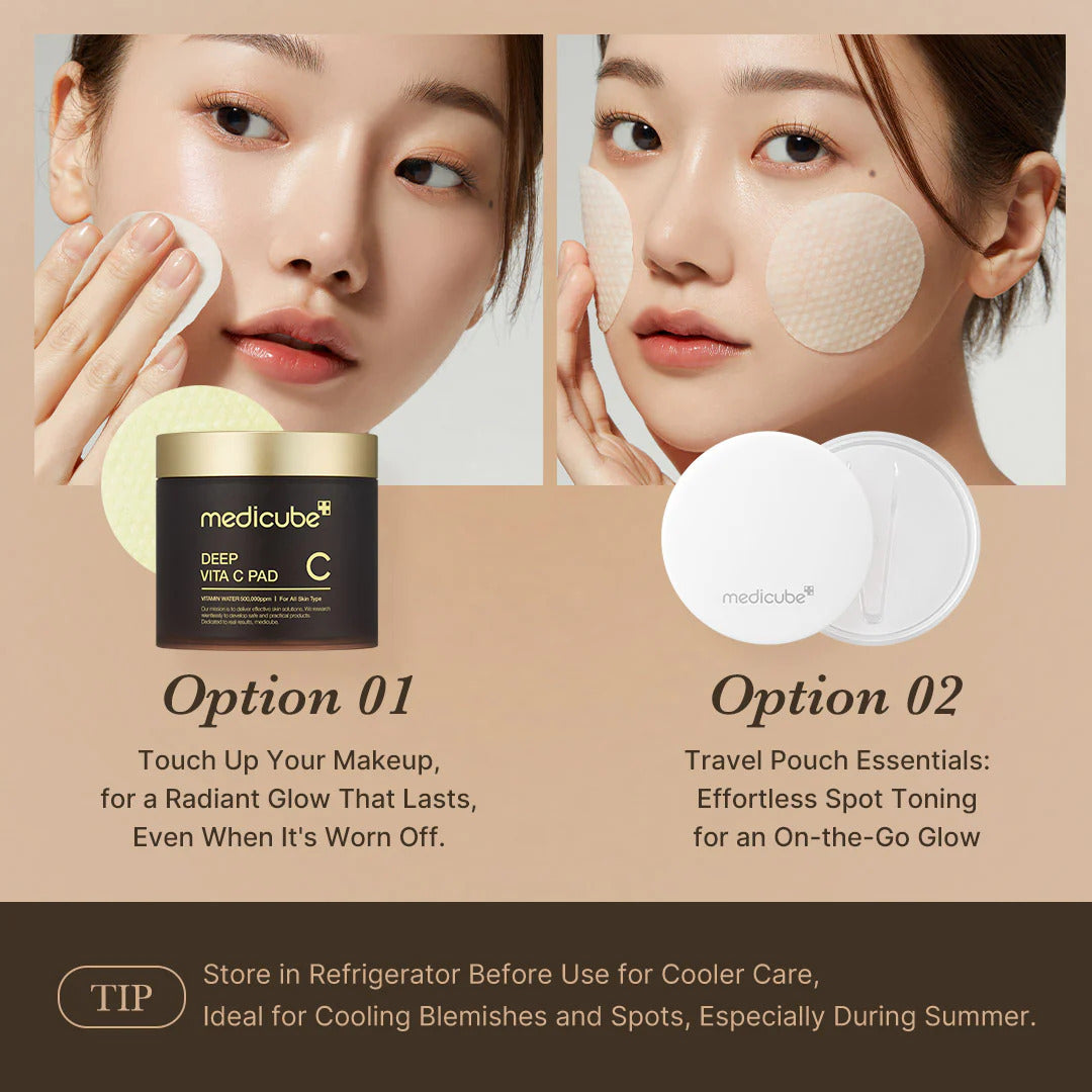 Medicube Deep Vita C Toner Pad - Brightening
