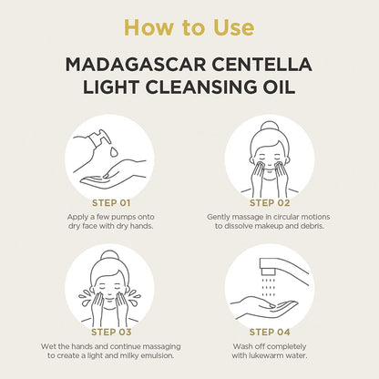 Madagascar Centella Light Cleansing Oil