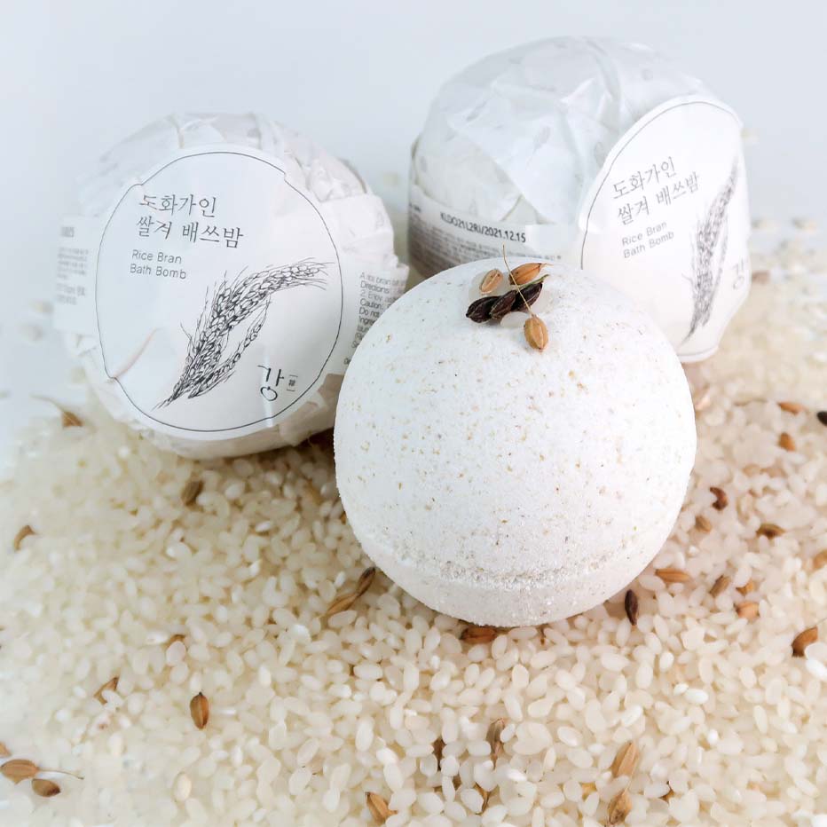 Rice Bran Bath Bomb