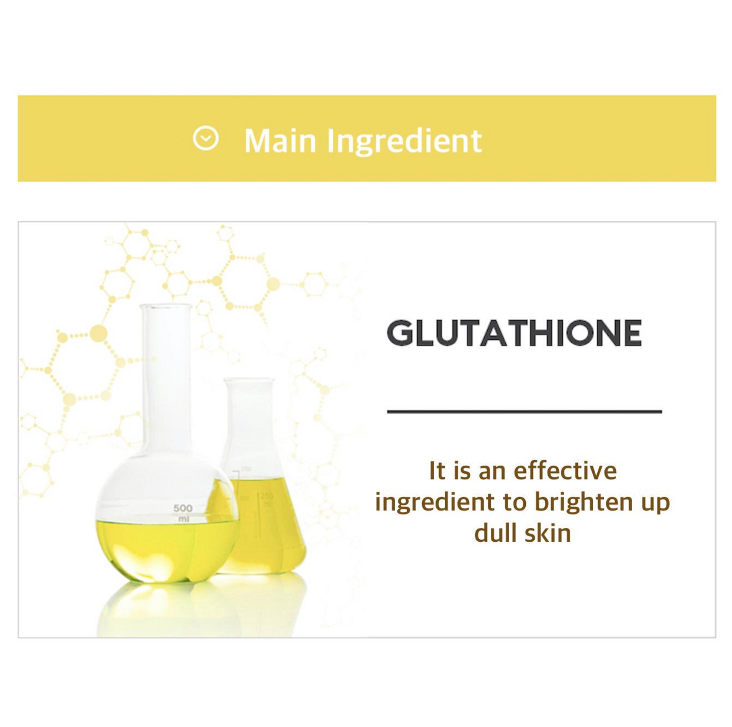 Mascure Whitening Glutathione Sheet Mask