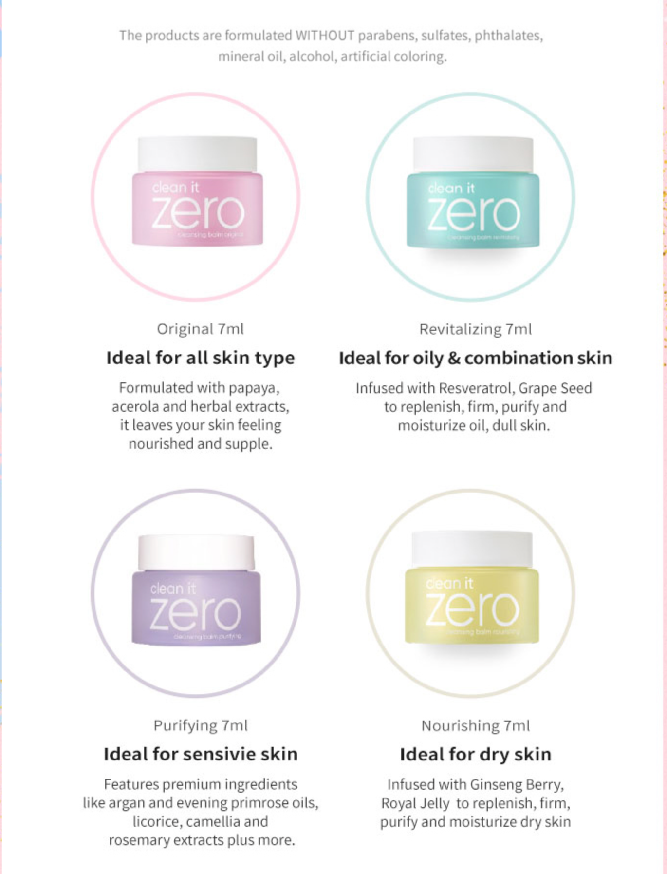 Clean it Zero Cleansing Balm Mini Set
