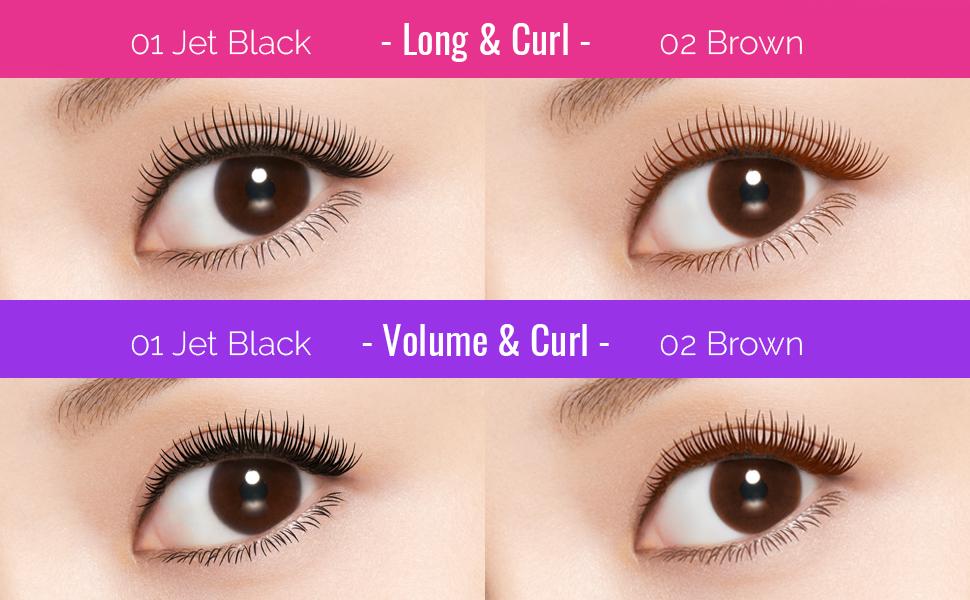 Kiss Me Heroine Make Long & Curl Mascara Advanced Film (Brown)