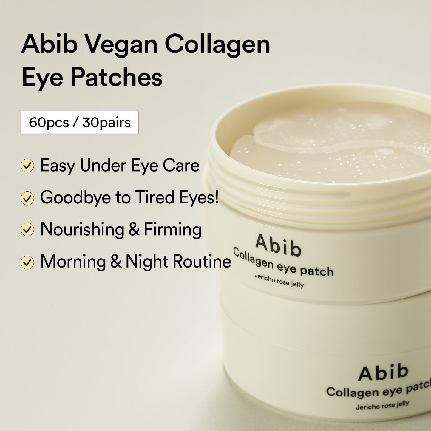 ABIB Collagen Eye Patch Jericho Rose Jelly 60pcs