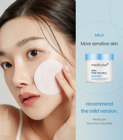 Medicube Zero Pore Pad Mild for sensitive skin 70pcs