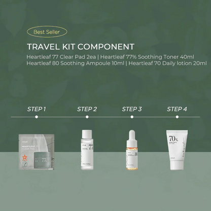 Heartleaf Soothing Trial Kit 4-Step