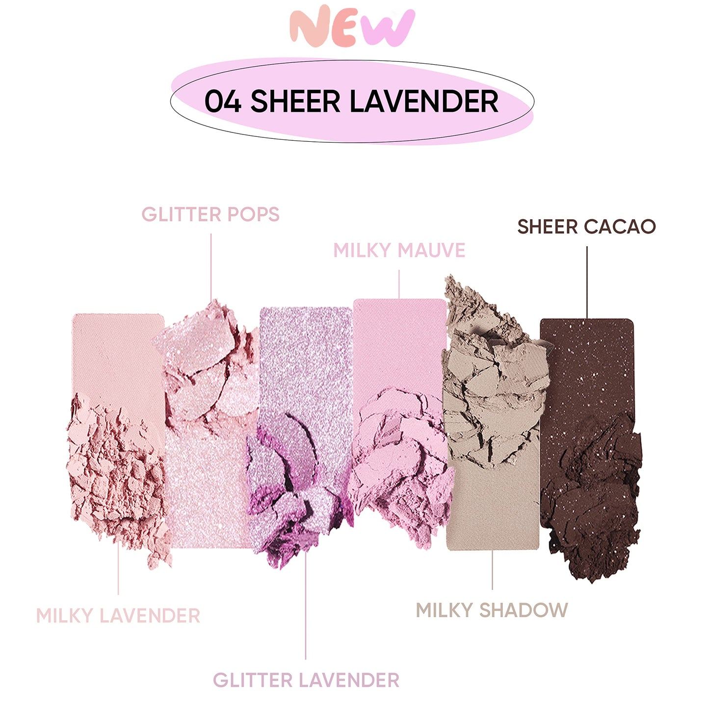 Vegan Sheer Palette 04 Sheer Lavender