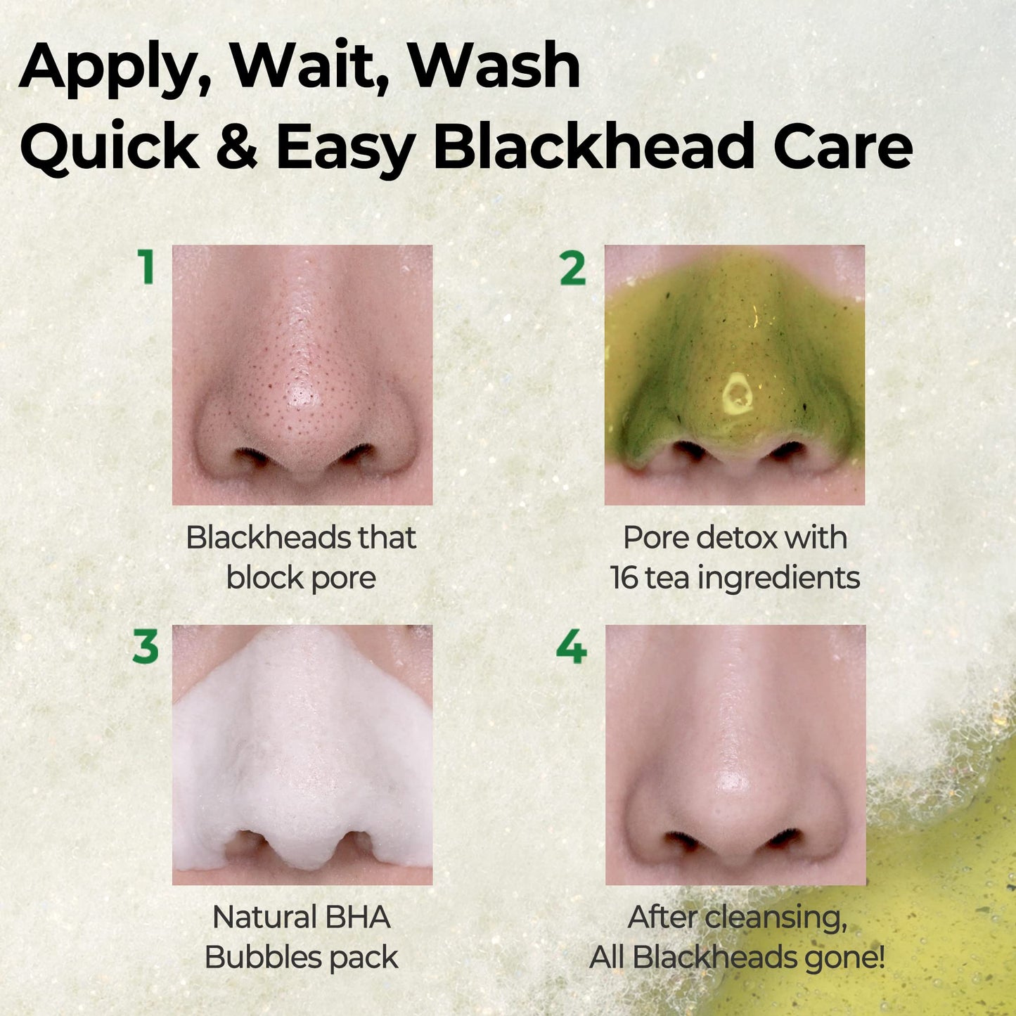 Bye Bye Blackhead Miracle Green Tea Tox Bubble Cleanser