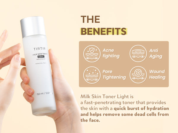 TIRTIR Rice Milk Toner Refreshing Skin 150ml - LIGHT