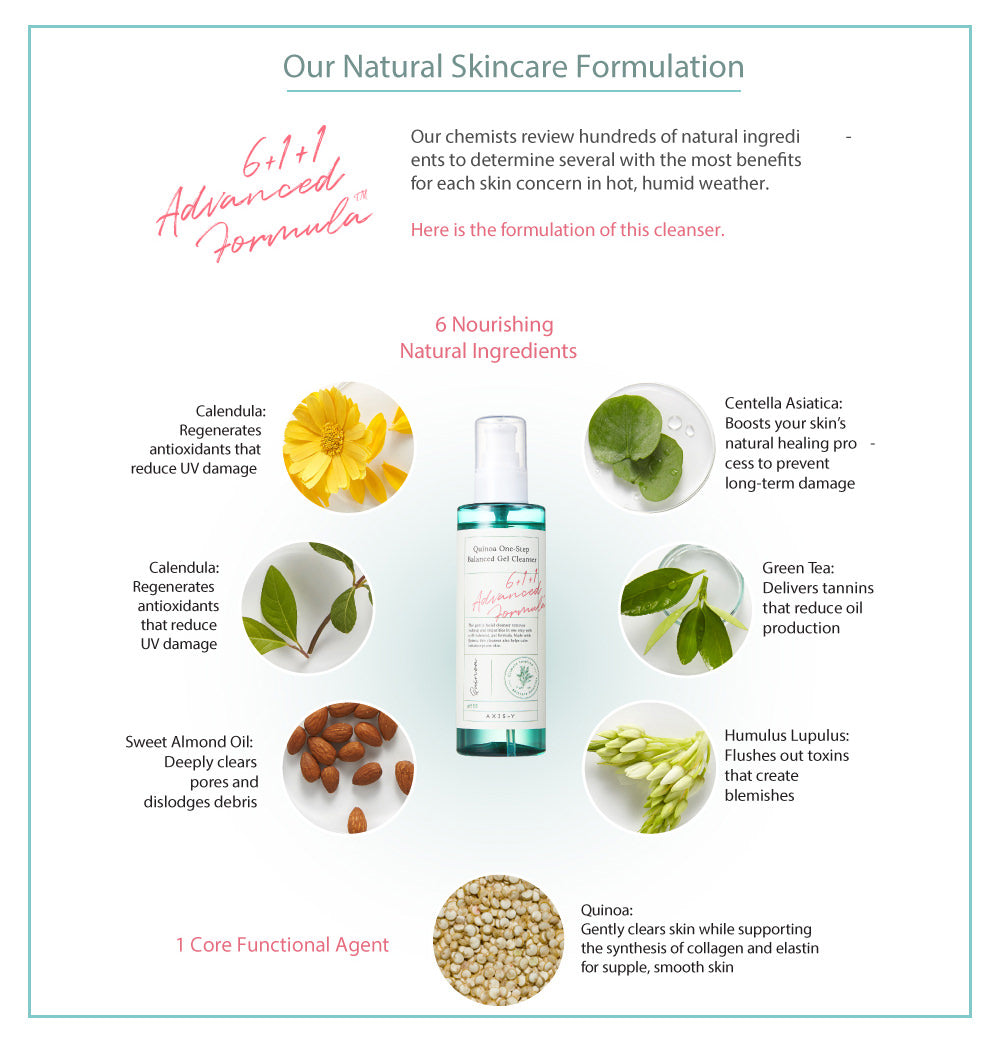 Quinoa One-Step Balanced Gel Cleanser