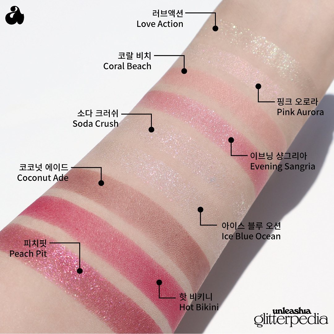 Glitterpedia Eye Palette - 7 All of Peach Ade