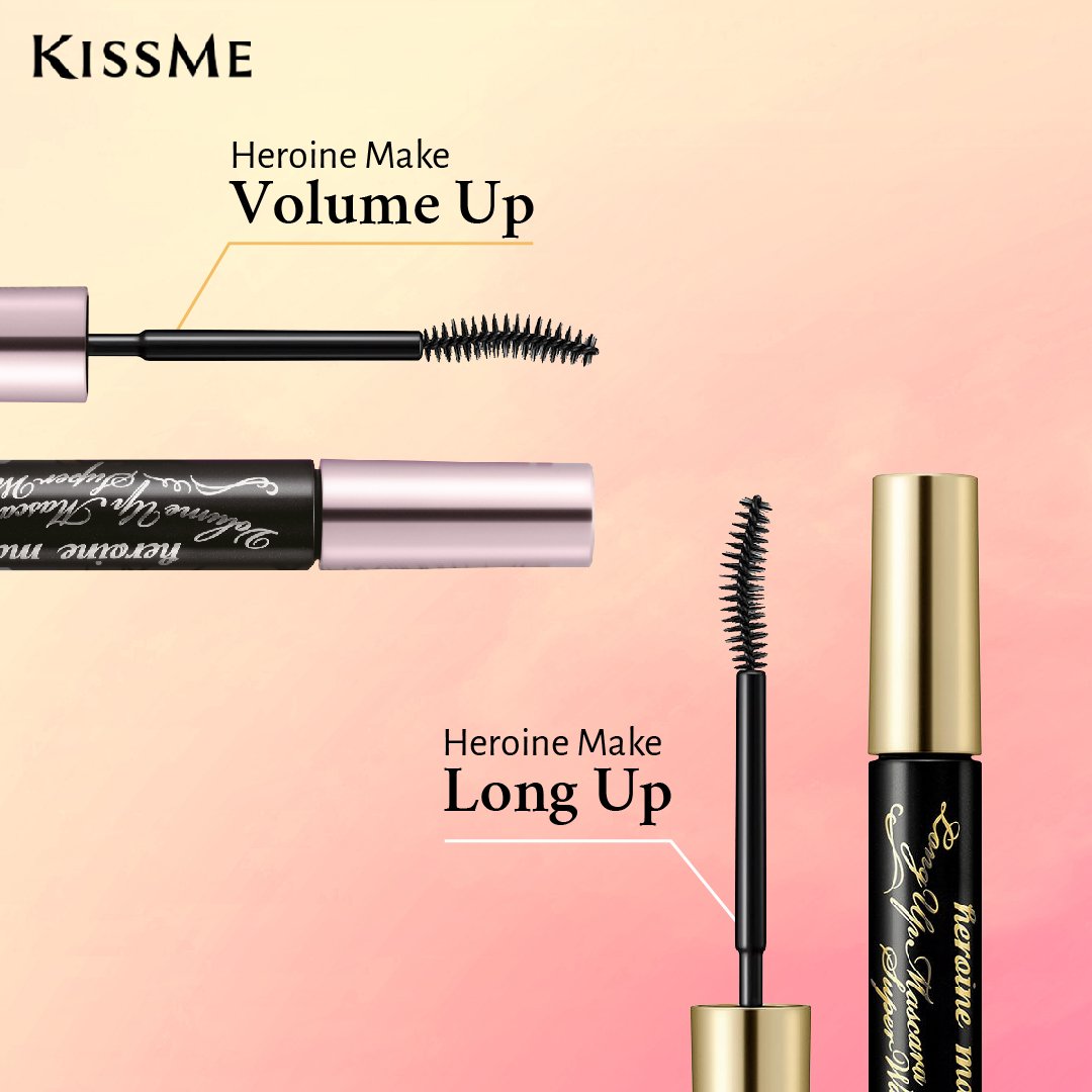 Kiss Me Heroine Make Long Up Mascara Super Waterproof (Black)