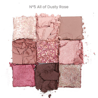 Glitterpedia Eye Palette - 5 All of Dusty Rose