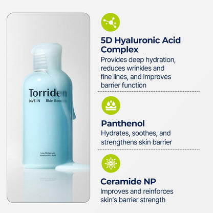 Torriden Dive-In Hyaluronic Skin Booster 200ml