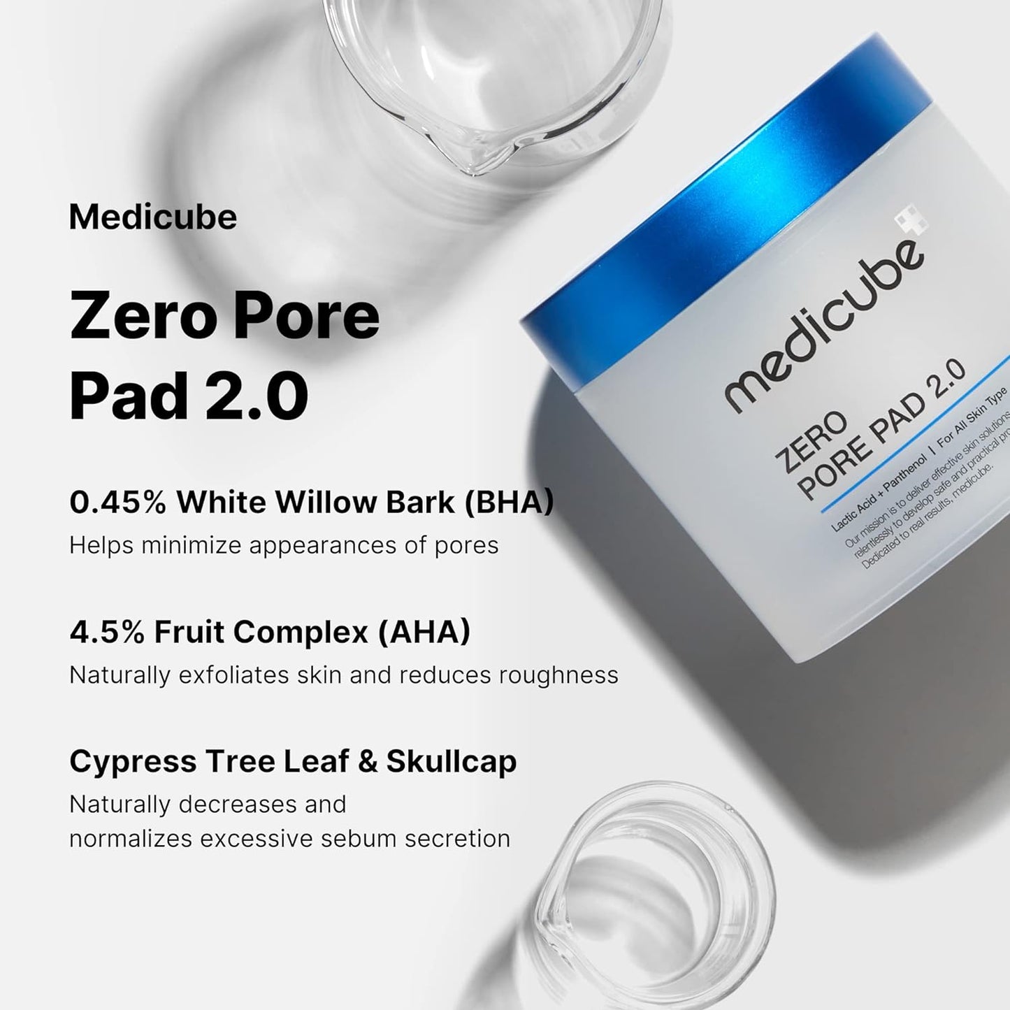 Zero Pore Pad 2.0 AHA and BHA 70pcs 155ml