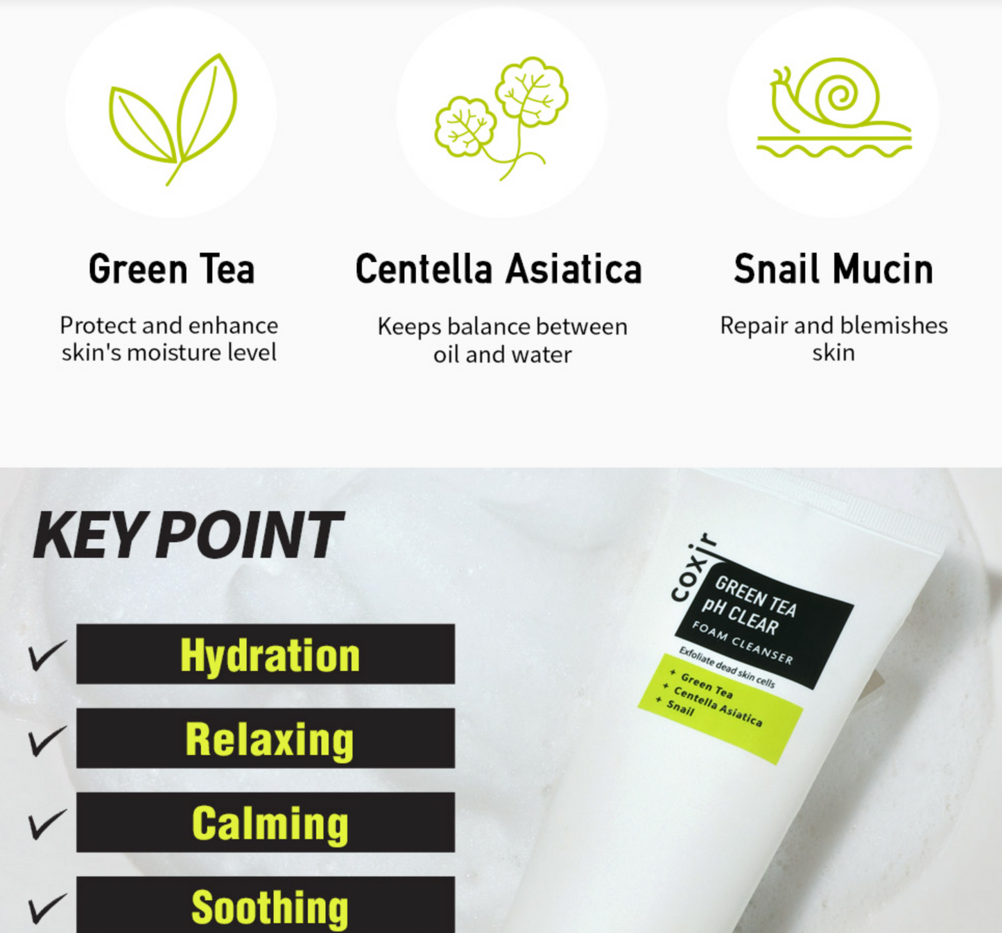 Green Tea pH Clear Cleanser