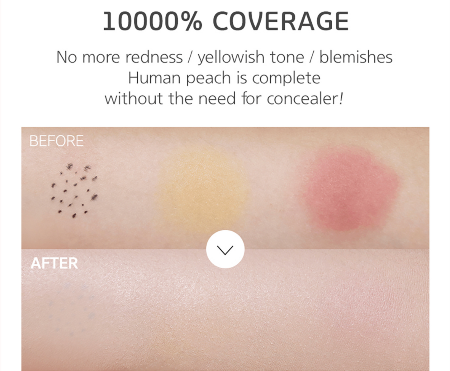 Peach Cover Velvet Cushion SPF50+/PA++++ (2 colors)