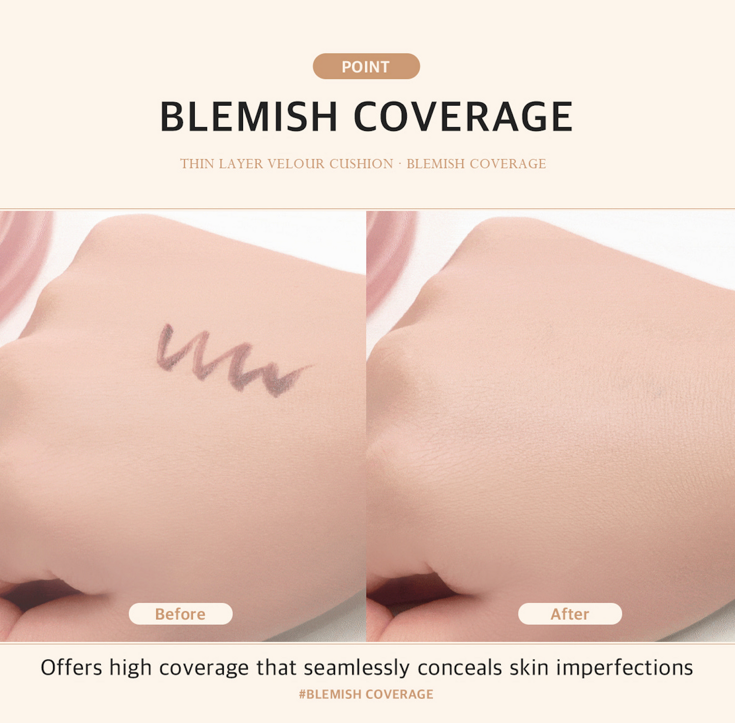 Thin Layer Velour Cushion SPF40 PA++ (3 colors)