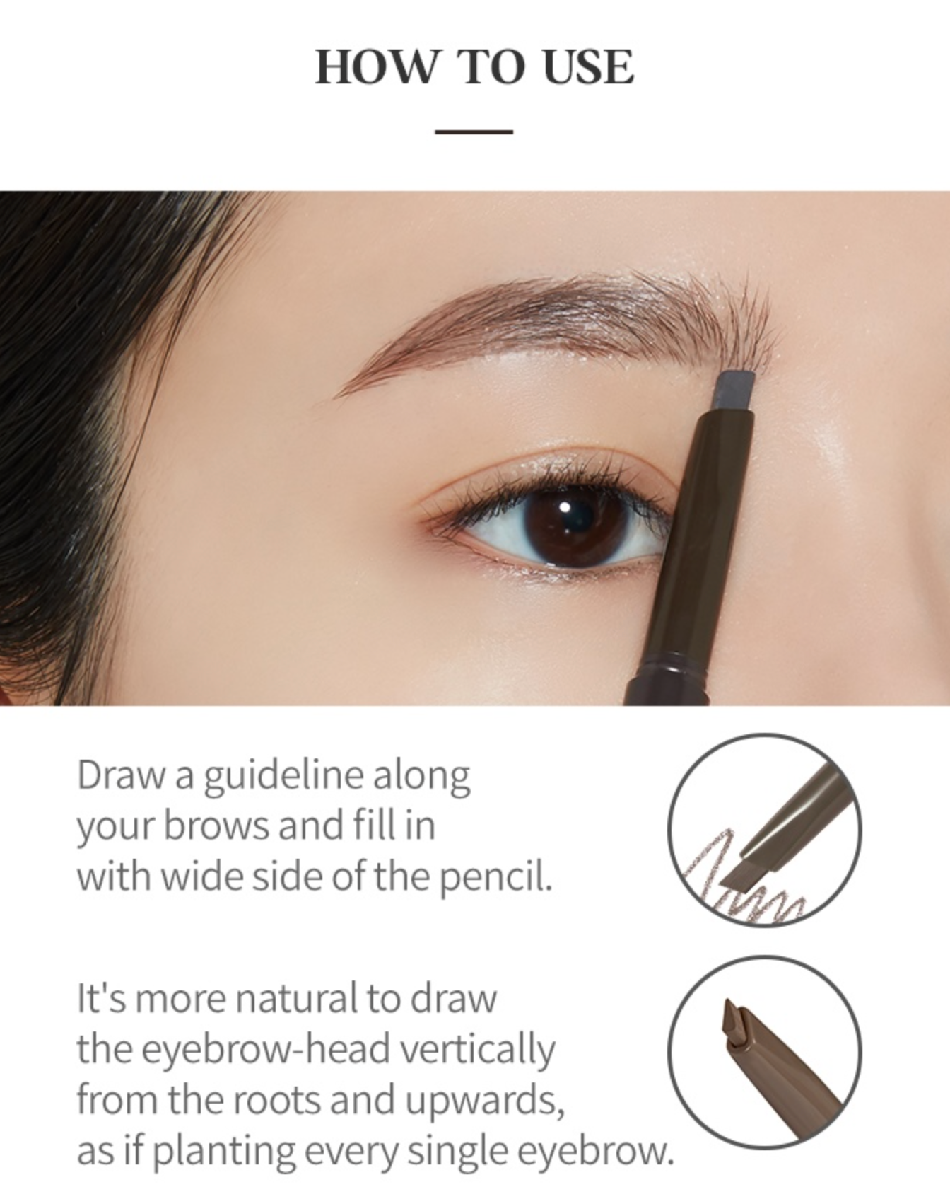 Drawing Eyebrow '21  #1 Dark Brown