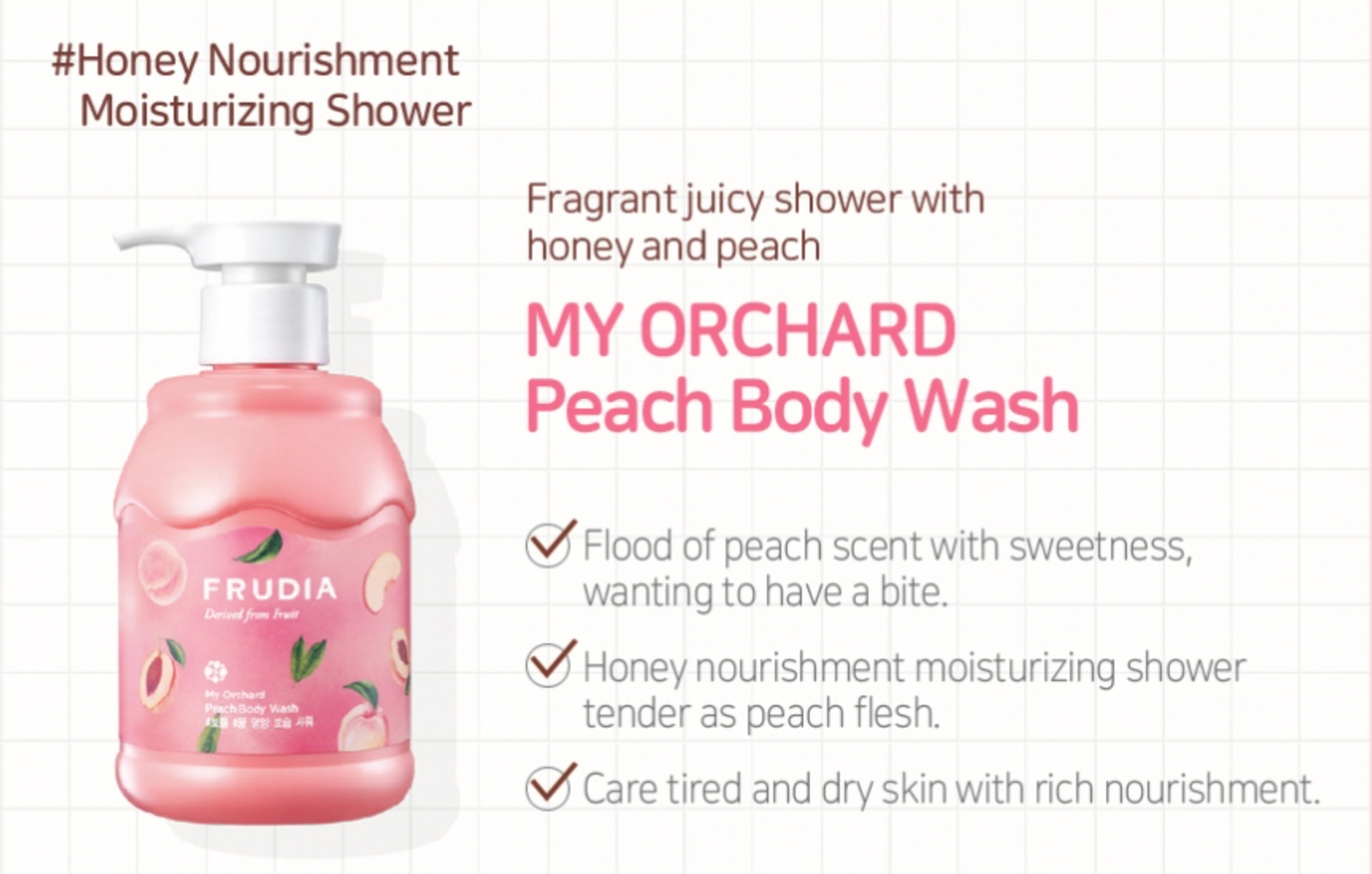 My Orchard Peach Body Wash 350ml