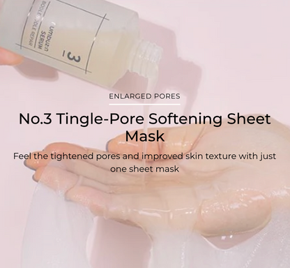 No.3 - Tingle-Pore Softening Sheet Mask