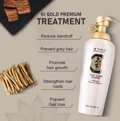 Ki Gold Premium Treatment - Healthy hair and scalp 500ml