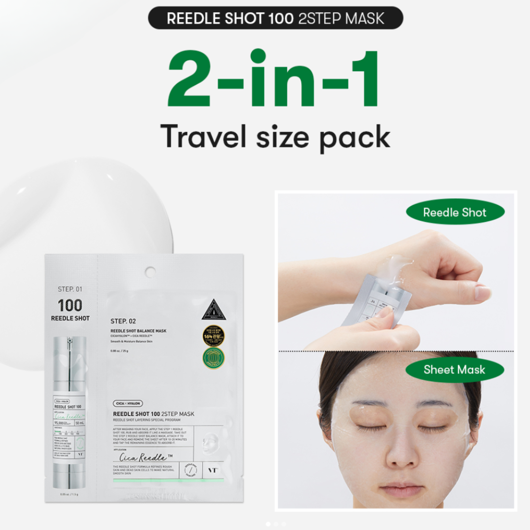 VT Cosmetics - Reedle Shot 100 2Step Mask