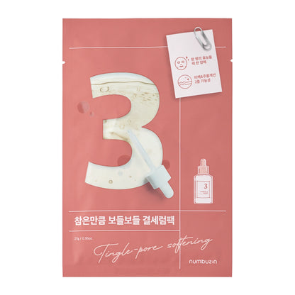 No.3 - Tingle-Pore Softening Sheet Mask