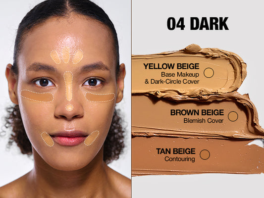TFIT Cover Up Pro Concealer Palette - 04 DARK