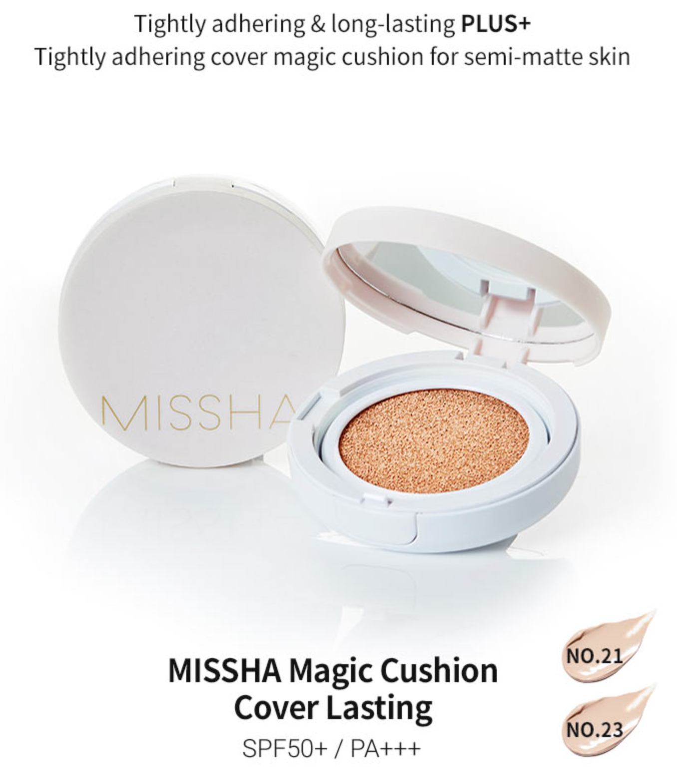 Magic Cushion Cover Lasting SPF50+/PA+++ #21 Neutral Light Beige