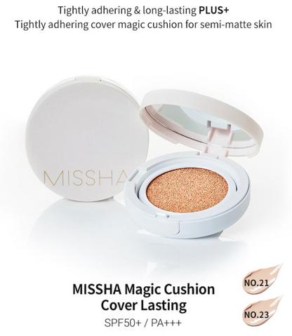 Magic Cushion Cover Lasting SPF50+/PA+++ #21 Neutral Light Beige