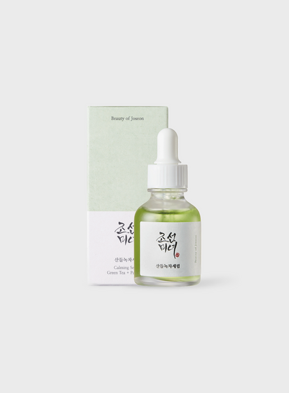 Calming Serum : Green tea + Panthenol (vitamin B5)