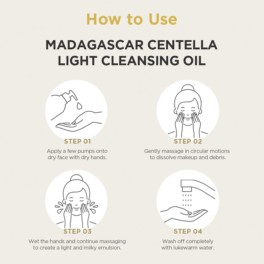 Madagascar Centella Light Cleansing Oil